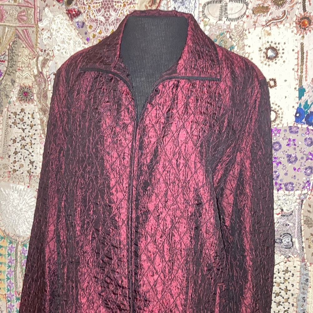 75% Polyester 24% Rayon Shell 100% Polyester Lini… - image 1